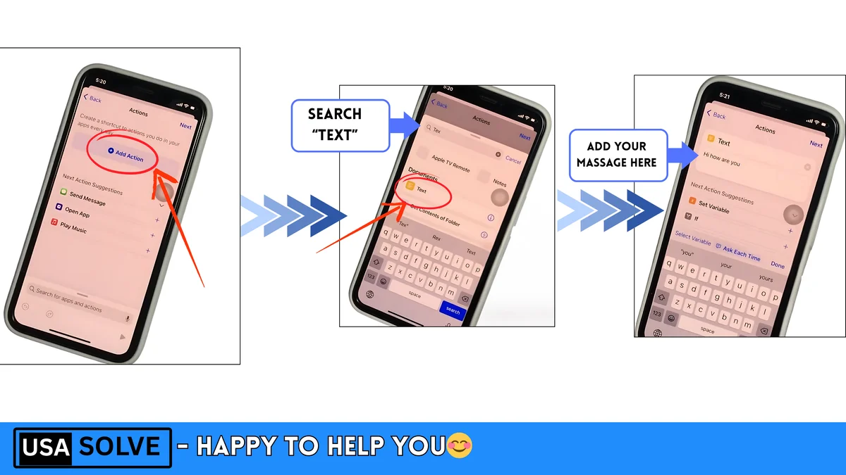 add massage on iphone